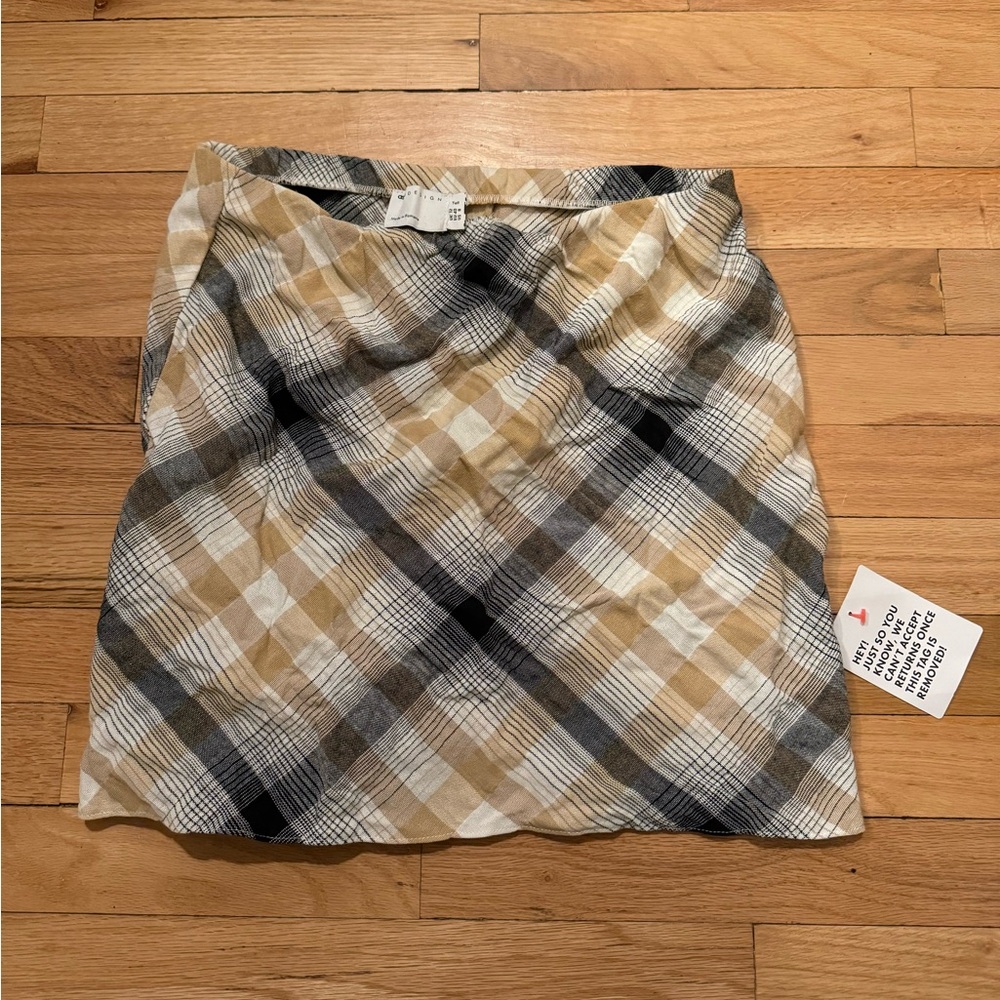 ASOS tall plaid mini skirt